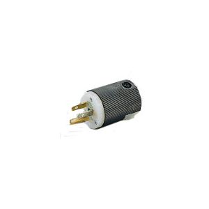 Hubbell Male Parallel Blade U-Ground Connector Plug :: StageSpot