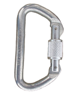Locking Aluminum 'D' Carabiner by CMI