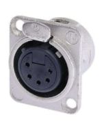 Neutrik NC5FD-L-1 Female 5 pin panel mount connectors