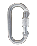 Aluminum Oval Screwgate Carabiner by CMI