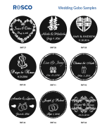 Rosco Custom Wedding Gobo Templates