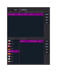 Visual Productions Cuety Lighting Control App with LPU-2 Interface