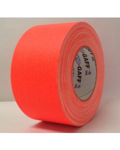 Pro Gaffers Tape - Fluorescent Orange - 3 inch - Single Roll