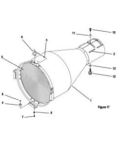 ETC Source 4 Ellipsoidal 10 degree Lens Tube Replacement Parts