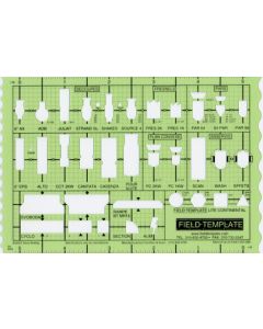 Continental Light Template 1 to 25 Metric Scale