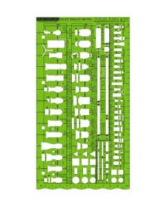 Field Template Rules English Metric Stencil