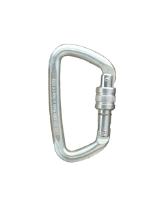 Steel Modified 'D' Screwgate Carabiner by CMI