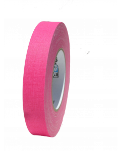 Pro Gaffers Tape - Fluorescent Pink - 1 inch - Single Roll