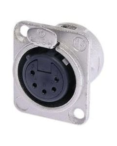 Neutrik NC5FD-L-1 Female 5 pin panel mount connectors