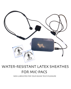 MICROPHONE SWEAT PROTECTORS (20 PACK LATEX COVER)