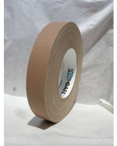 Pro Gaffers Tape - Tan - 1 inch - Single Roll