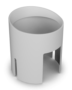 WELL POD 3 - White Fixture Cover (4pc)