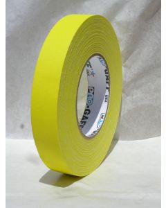 Pro Gaffers Tape - Yellow - 1 inch - Single Roll
