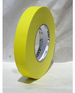 Pro Gaffers Tape - Yellow - 1 inch - Single Roll